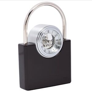Elegance Padlock Skeleton Clock